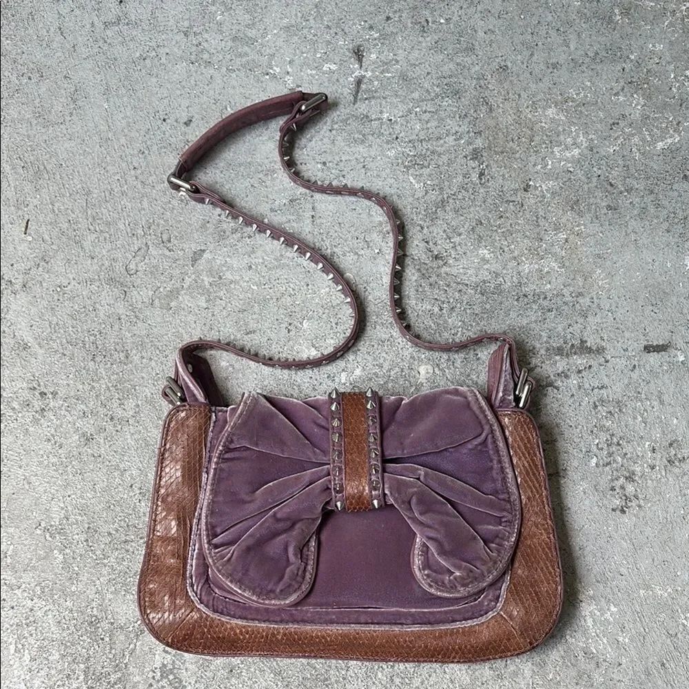 3.1 Phillip Lim purple velvet bag